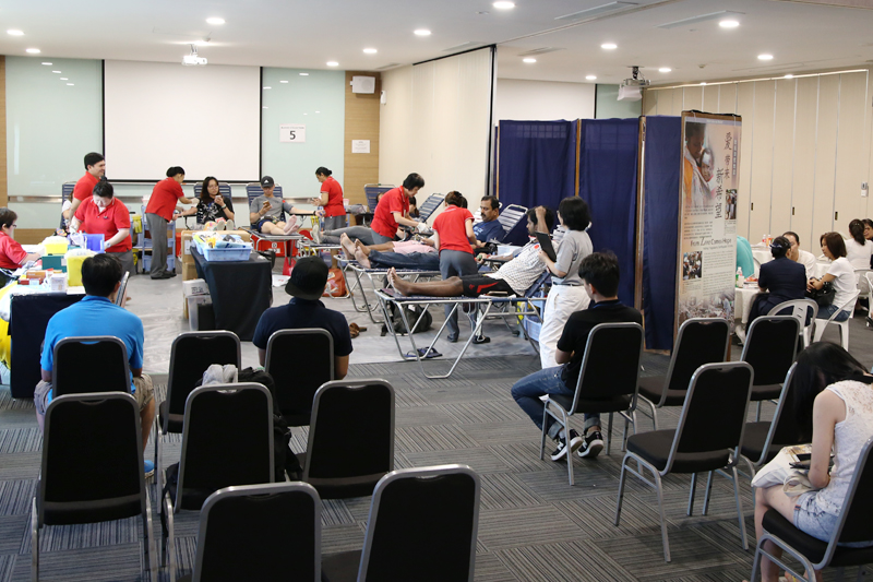 Tzu Chi Holds First Quarterly Blood Drive at SAFRA      